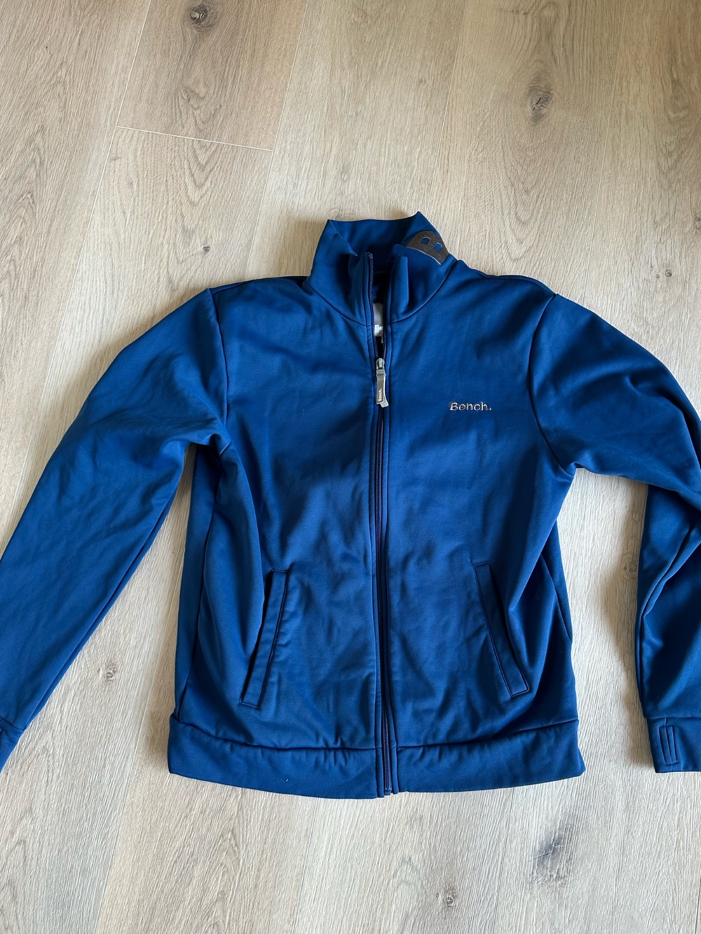 Bench Blue Zip-Up Track Jacket